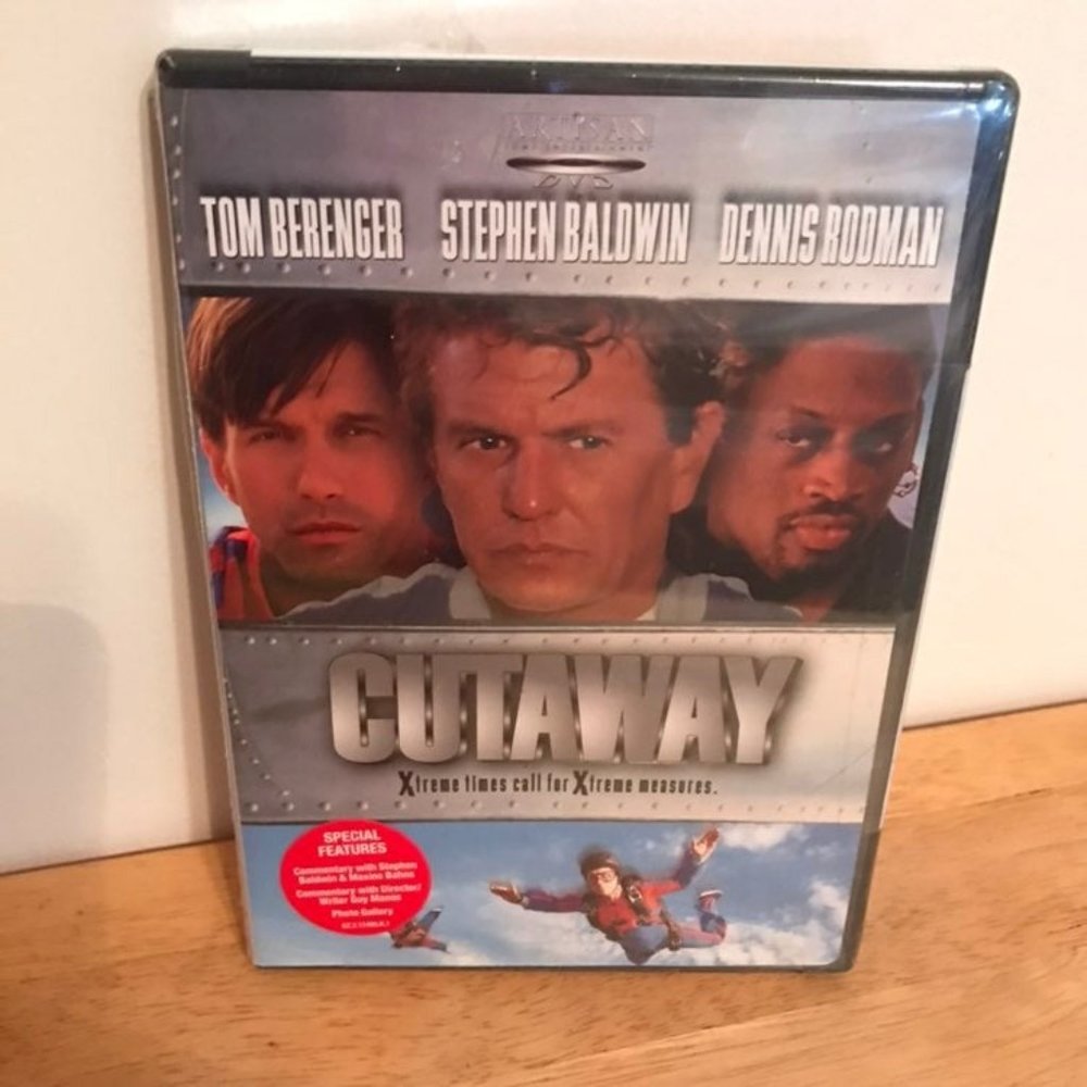 Cutaway Movie DVD 2000 Berenger Baldwin Rodman